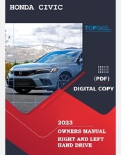 HONDA CIVIC 2023 OWNERS MANUAL